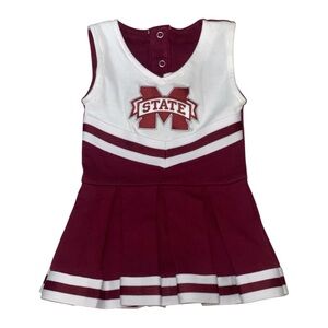 Mississippi State Infant Knit Cheer Suit Size 6-9 months guc